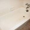 BEFORE: Ugly Bathtub w/ Rust Hole